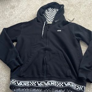 Men’s vans zip up hooded sweatshirt